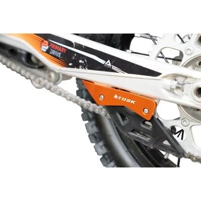 Protector de guía de cadena Tusk naranja para Husaberg Fe 350 2013-2014 Foto 4 de 4