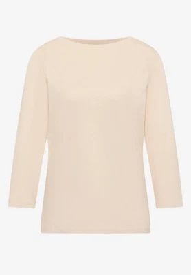 Cecil Basic U-Boot Shirt 3/4arm in der Farbe Pearl Beige - Bild 1 von 4