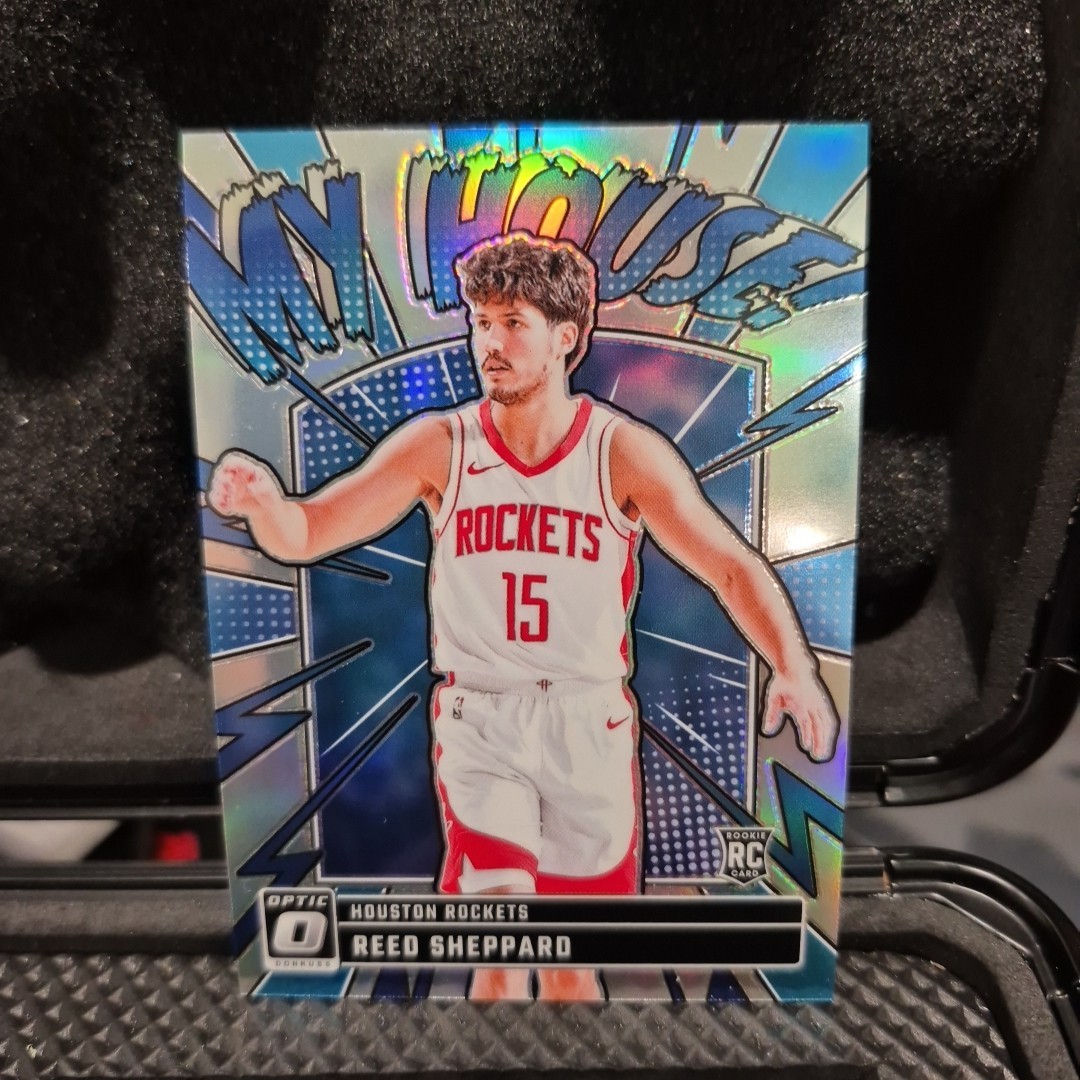 2024-25 Reed Sheppard Optic My House Rookie Silver Houston Rockets