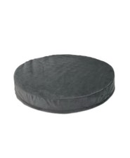 EechicSpace Waterproof Round Dog Bed with Washable Removable Cover  Liner Grey