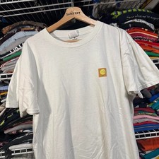90s vintage aol shorthand and smileys graphic t shirt white