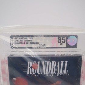 NES Nintendo ROUNDBALL 2-ON-2 CHALLENGE - VGA GRADED 85! NEW & Sealed + H-Seam!