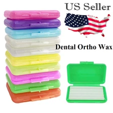 100Packs 10 Fruit Scent Dental Orthodontics Ortho Wax For Braces Gum Irritation