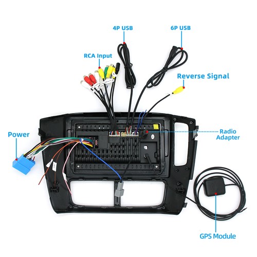 9" For Honda Pilot 2005-2008 Android 15.0 Carplay Car Stereo Radio GPS Navi WIFI - Picture 4 of 21