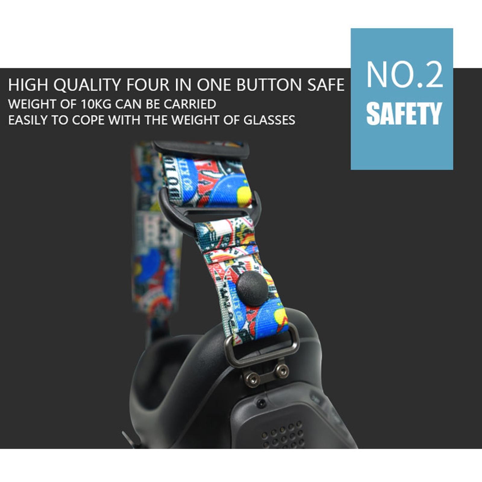 Adjustable Head Strap Elastic Band Colorful Headband For DJI FPV Goggles V2