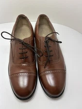 Mint Condition Vintage MASON Diplomats Mens Brown Leather Lace Up Oxfords 10.5
