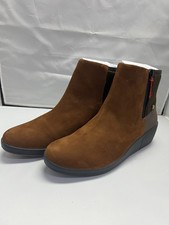 Bogs Vista Rugged Zip, Cognac,  Womens Casual...