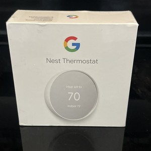 Google Nest Smart Thermostat, Snow - GA01334-US Sealed
