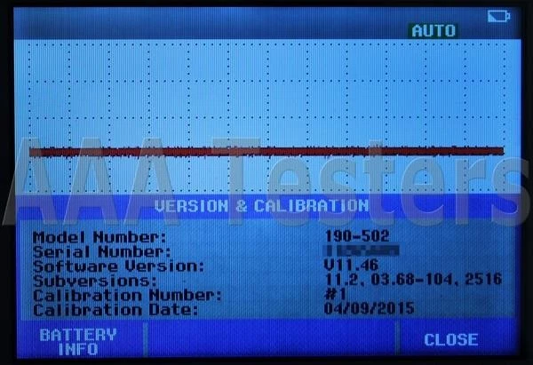 Fluke 190-502 Series II Scopemeter 2 Channel 500MHz Oscilloscope - Image 4 of 4