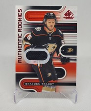 2022-23 UD SP Game Used - Authentic Rookies Red Jersey #171 Brayden Tracey