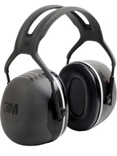 3M Peltor X-series Over-the-head X5 Earmuffs - Foam, Steel Liner Black NRR 31 dB