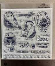 Close To My Heart S2304 SWEET TREATS Bird Birthday Love Tree Stamp Set NEW