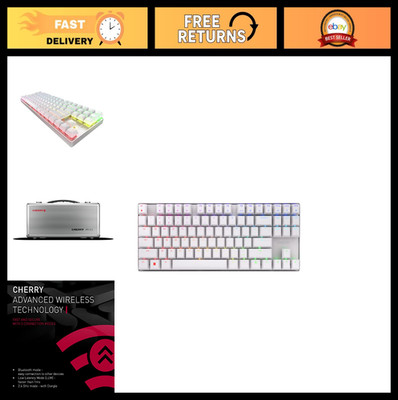 Wireless TKL Gaming Keyboard - Compact 87 Keys, RGB Backlit, MX Brown Switch, AB
