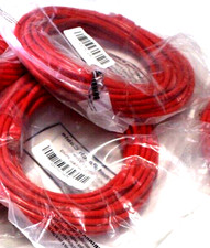 2-PACK ETHERNET PATCH BOOTED CABLE CAT.6 UTP RED 35 FT EACH