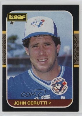 1987 Leaf Canadian John Cerutti #210 Rookie RC 13in