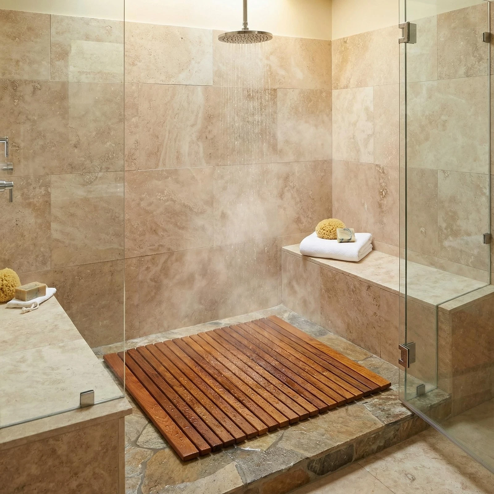 Bare Decor Lykos Shower Mat