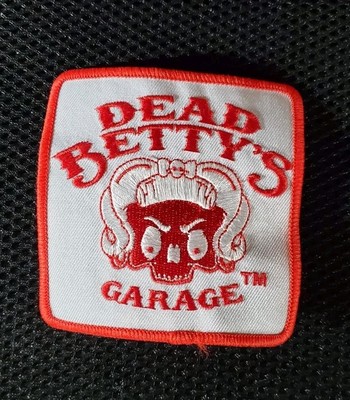Dead Betty's Garage Patch Iron on or sew on 3''x3'' 