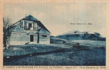 dt208 cartolina campo d'istruzione del piceno,forca canapine,ascoli piceno