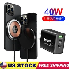 20W MagSafe Charger Wireless Charging Pad For iPhone 16 15 Pro Max 14 Plus 13 12
