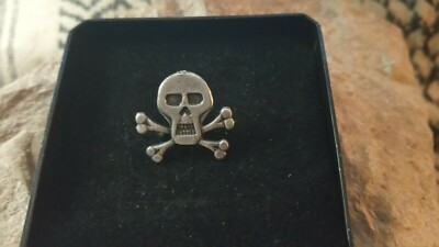 Insigne Tête De Mort Français - Forces Spéciales - Badge 30x30 Mm (Occasion, Fabriqué En France) 📌5a