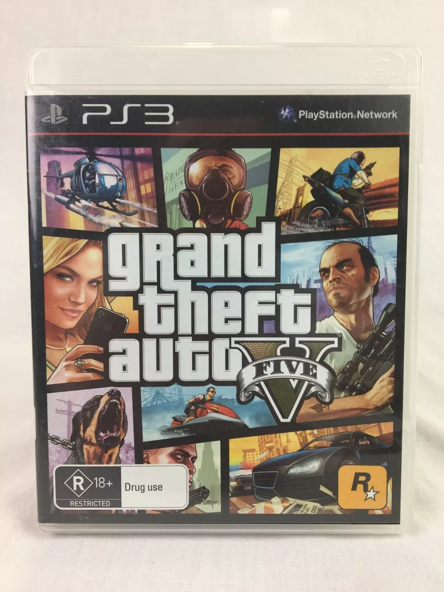 Grand Theft Auto V - GTA 5 - With Map & Manual - Playstation 3 / PS3