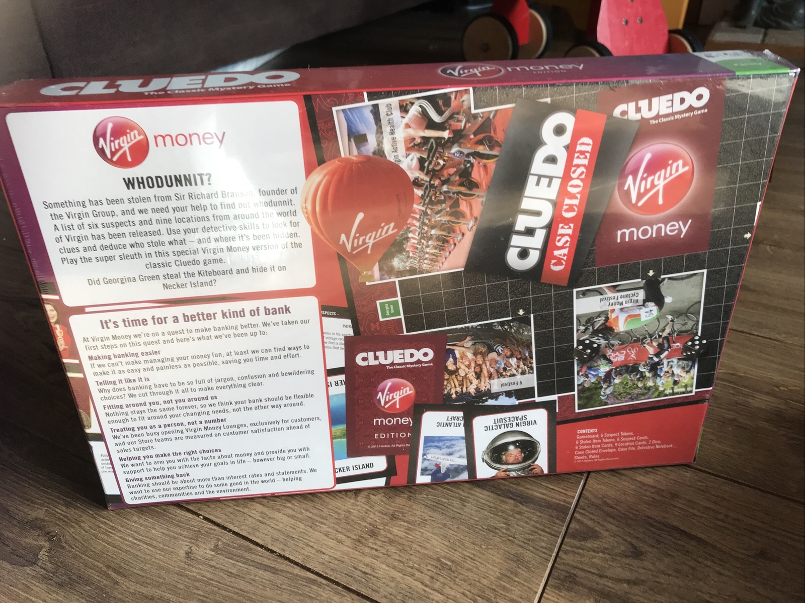 Cluedo Virgin Money Limited Edition Clue Hasbro Brettspiel Familie MYSTERY  NEU | eBay