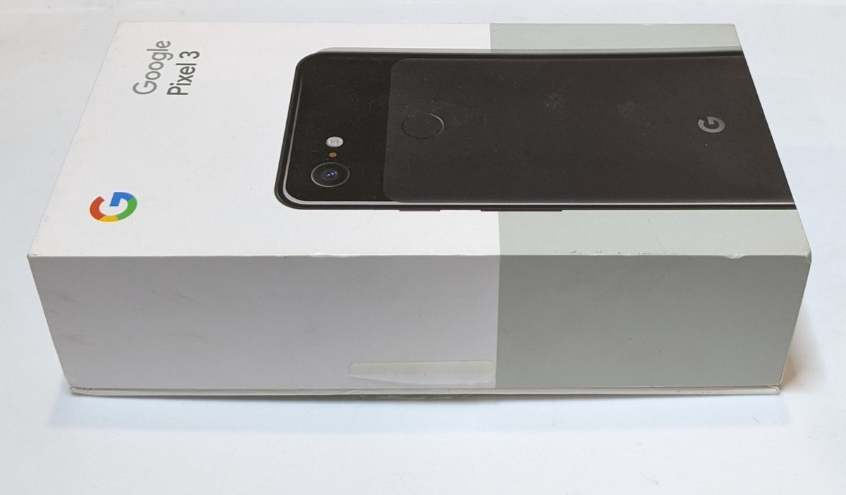 Empty Google Pixel 3 64GB Just Black Phone Box Only | eBay