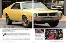 1969 AMC JAVELIN SST 343/280 HP ~ GREAT 4-PAGE ARTICLE / AD