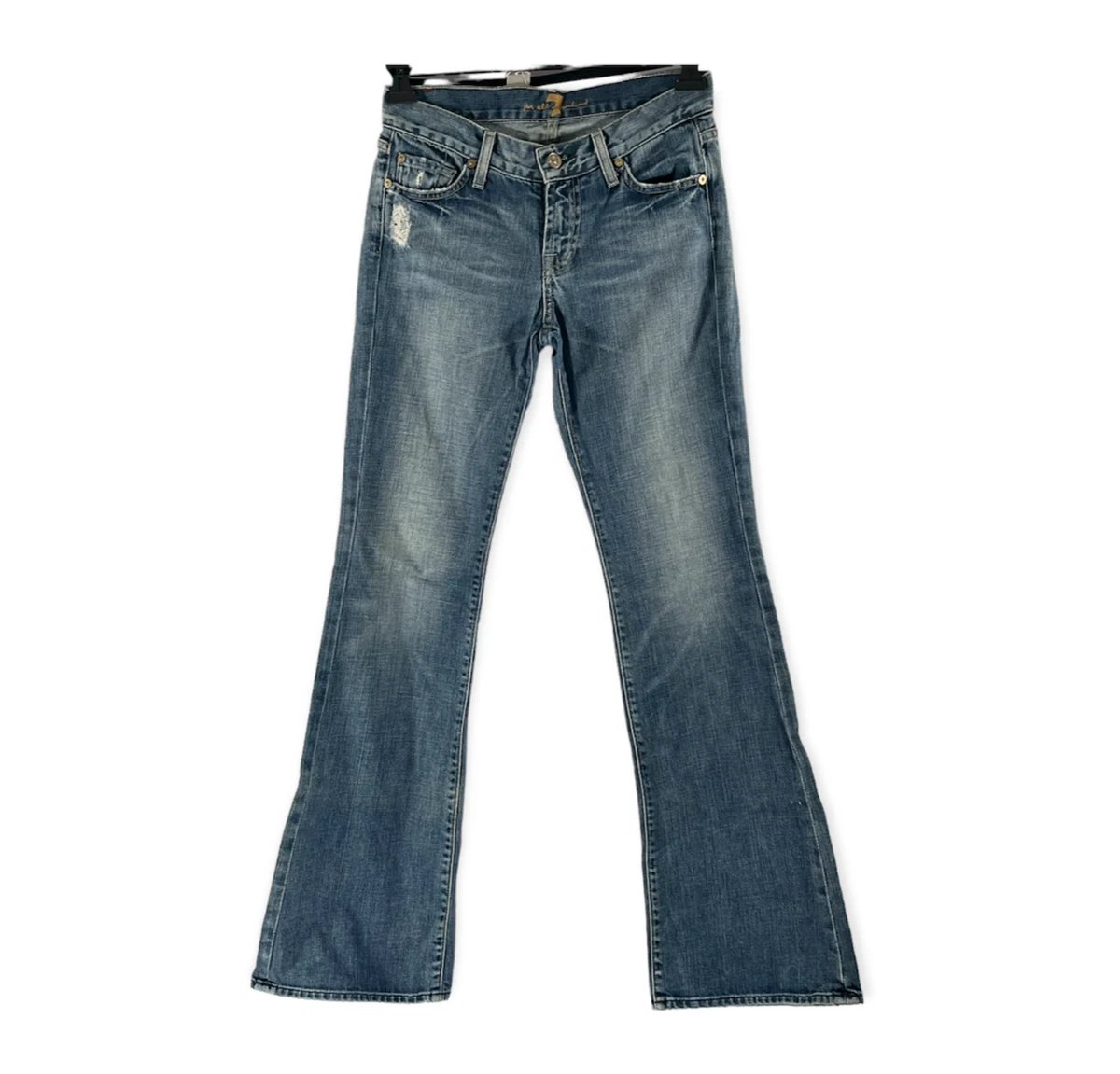 Seven For All Mankind U076162u 162u Distressed Boot Cut Jeans Size 26