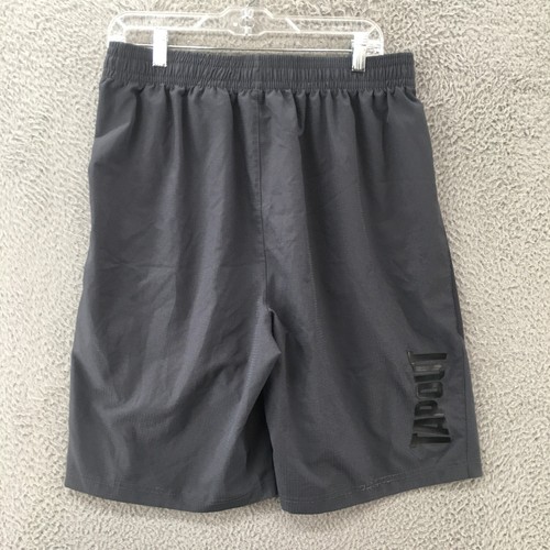 Tapout Sports Sweat Shorts Mens Large (Actual 31.5x10) Grey Pull On High Rise - Picture 8 of 13
