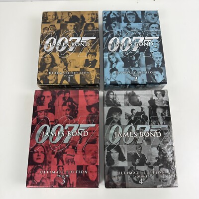 James Bond 007 The Ultimate Edition Volumes 1 -4 Complete DVD Box Set
