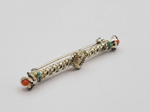 Vintage Herz Stecknadel Brosche Emaille Modeschmuck Geschenk - Bild 4 von 13