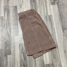 FREE PEOPLE Zip on Back Beige Casual A-Line Skirt Women's Size 6