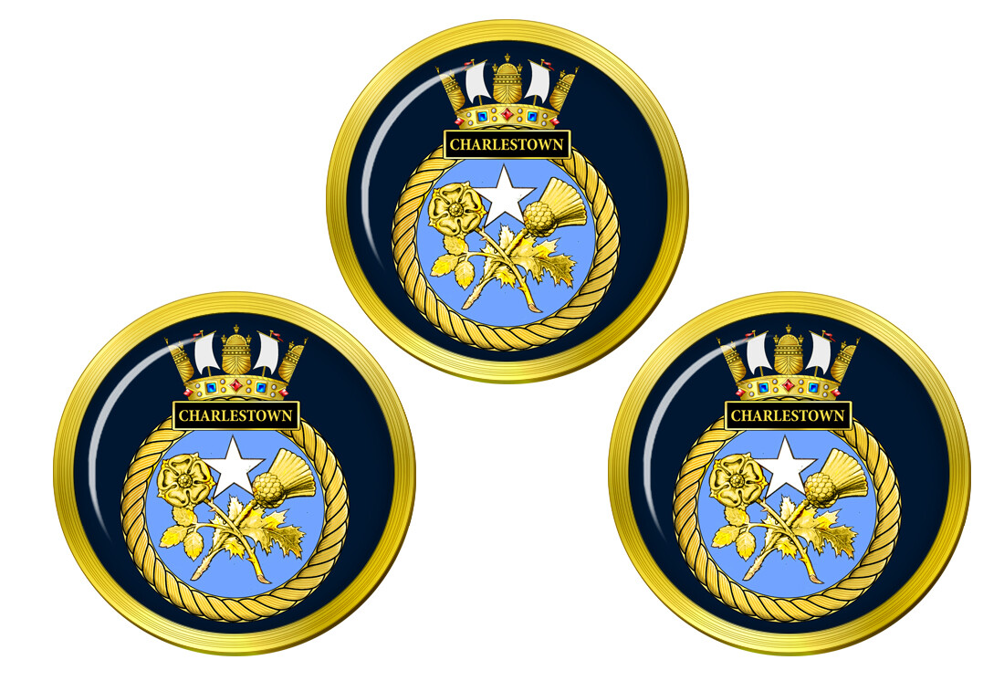 HMS Charlestown, Royal Navy Golf Ball Markers