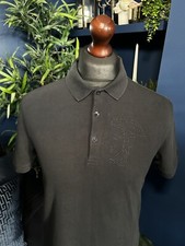 Versace Collection Medusa Embroidered Polo Shirt Short Sleeve Medium Terraces