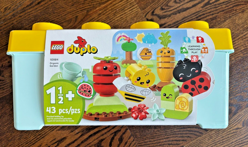 Lego 10984 Duplo Organic Garden Set New Sealed w Storage Tub Baby Toddler