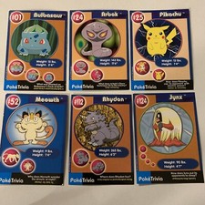 Poketrivia - Pokemon Card - Lot of 6 - Mewtwo Strikes Back - Vintage