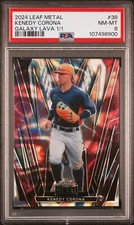 2024 LEAF METAL KENEDY CORONA GALAXY LAVA #1/1 #38 PSA 8