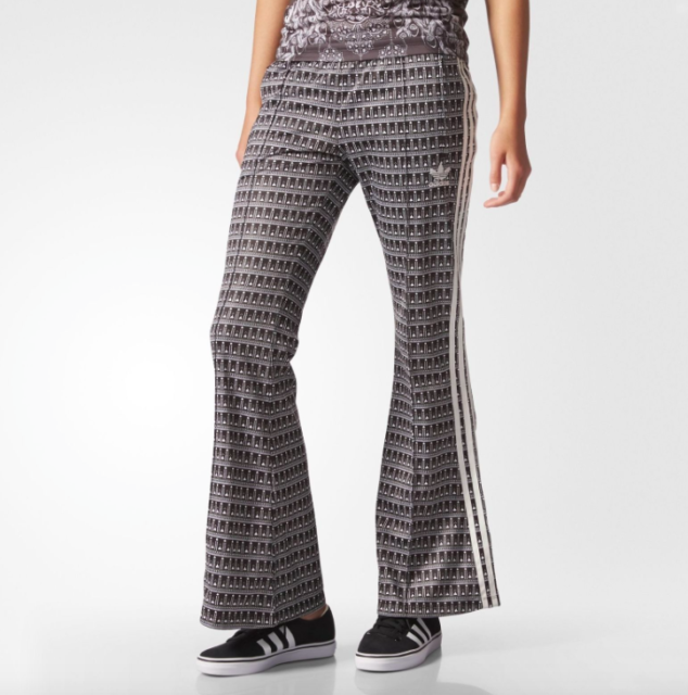 adidas flared trousers