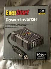 EverStart Power Converter 100 Watt 12V DC to 115V AC