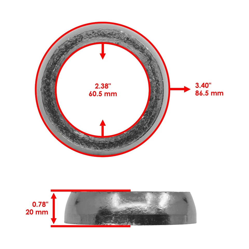 Junta de escape para Arctic Cat M6000 ZR6000 XF6000 Wildcat X 2014-2023 / 2612-615 Foto 2 de 4