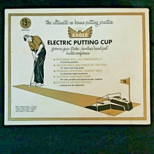 Vintage Golden Eagle Electric Putting Cup 19th Hole Brand Made in USA