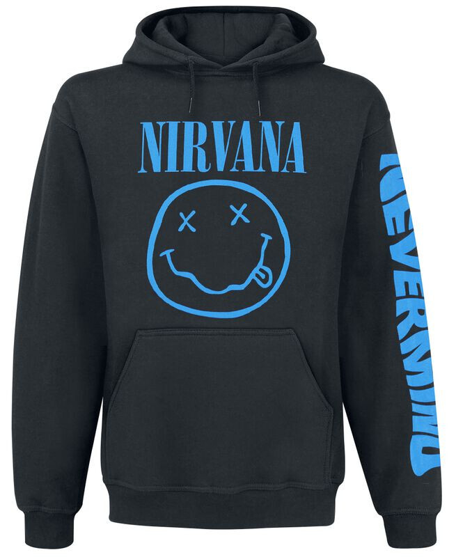 Nirvana Blue Smiley Nevermind Hoodie | eBay