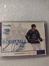 2001 Topps Premier Plus Auto Luc Robitaille