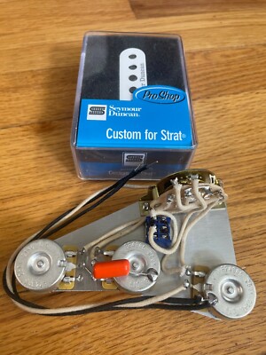 David Gilmour SOLDERLESS Stratocaster 7 Way Wiring Seymour Duncan SSL-5 Custom