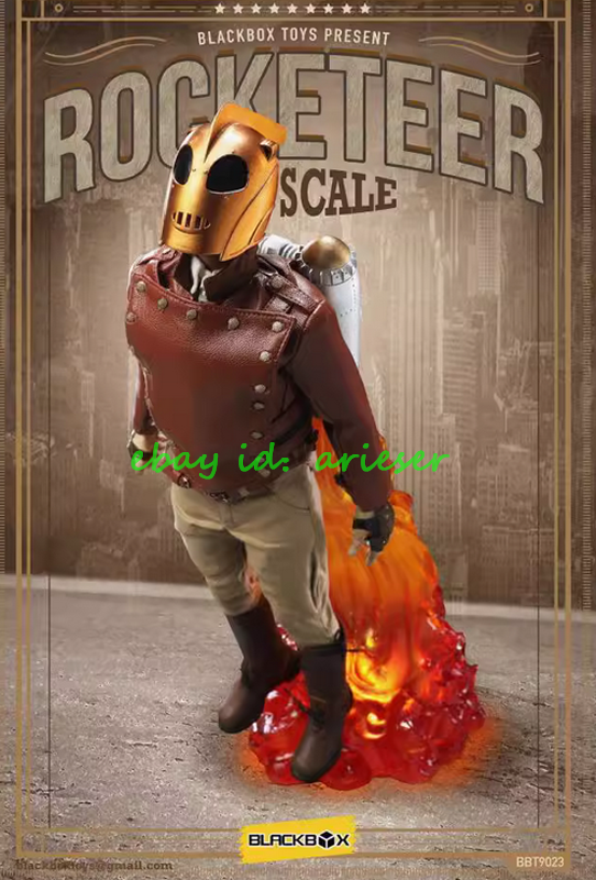 Blackbox Bbt9023b Guess Me Series-Rocketeer 1/6 Action Figure In
