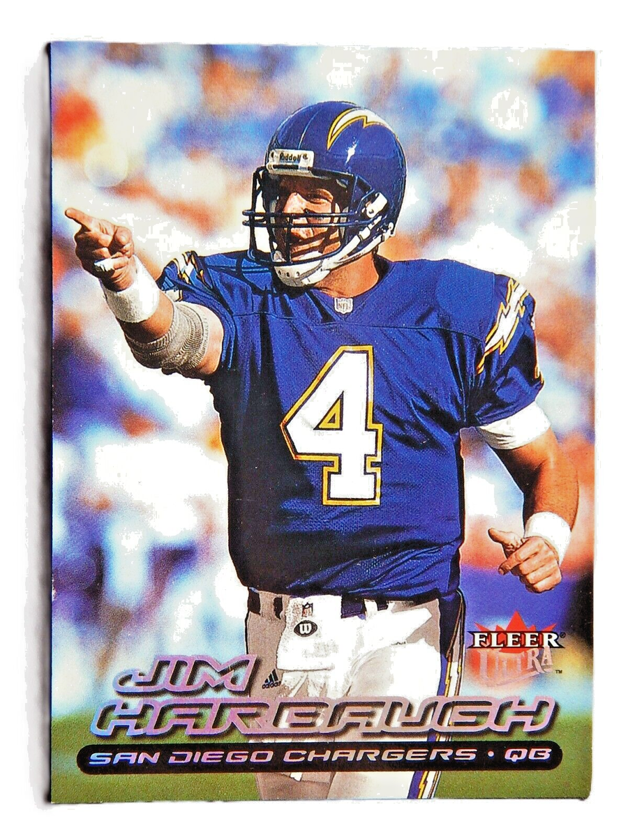 Jim Harbaugh #44 Fleer Ultra 2000 Football Card (San Diego