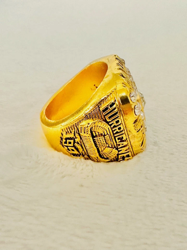 1991 Miami Hurricanes NCAA 18k GP латуни чемпионата кольцо W коробка, США корабль - Изображение 3 из 4