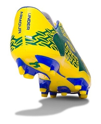 Under Armour UA CF Force 2.0 FG Yellow/Green 1264202-709 Men\'s Soccer Cleats 11 NEW Under Armour UA CF Force 2.0 FG Soccer Cleats Hi-Vis  main image 4