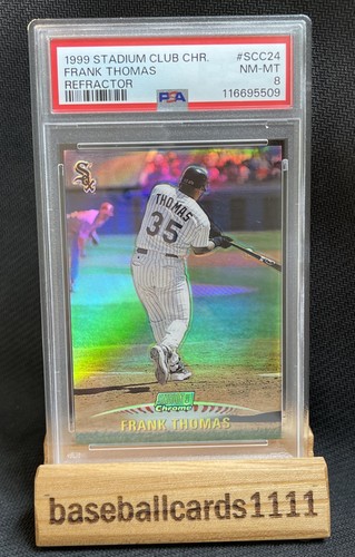 Frank Thomas [Refractor] #SCC24 1999 Stadium Club Chrome card